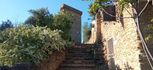 Maisons d'hotes Les volets rouges : Studio avec Balcon 