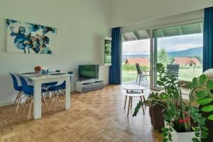 Domek Ale Fajnie - taras z widokiem na góry - 卡尔帕奇