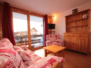 Studio cabine lumineux avec balcon et vue, 4 pers, TV, Wi-Fi, Les Saisies - FR-1-293-142