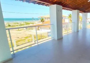 Casa duplex beira mar reformada com piscina no Peito Moça - Luís Correia