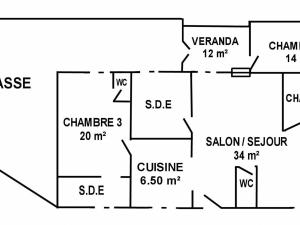 Maisons de vacances Gite Saint-Brevin-les-Pins, 4 pieces, 6 personnes - FR-1-306-934 : Maison de Vacances (6 Adultes)