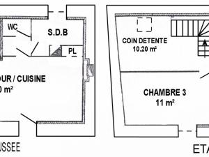 Maisons de vacances Gite Saint-Lyphard, 4 pieces, 6 personnes - FR-1-306-1093 : Maison de Vacances (6 Adultes)