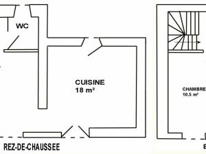 Maisons de vacances Gite Crossac, 3 pieces, 4 personnes - FR-1-306-991 : Maison de Vacances (4 Adultes)