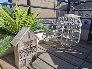B&B / Chambres d'hotes La Suite de l'Abbaye - climatisation et petit dej : photos des chambres