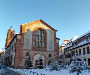 Maisons de vacances LA MAISON BLEUE, a 20 mn de Strasbourg, sur la route des vins, jusqu'a 6 personnes, Selestat : photos des chambres