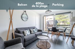 Appartements Appt lumineux - Avec balcon a 400m de la plage : photos des chambres