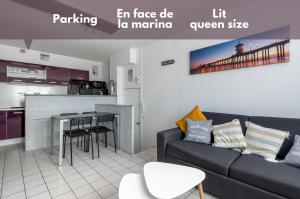 Appartement dos à la marina - Proche de la plage