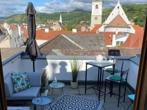 Terrassen Appartement über den Dächern von Krems - Stratzing