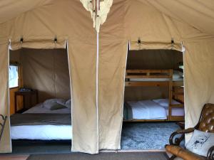 Tentes de luxe Tente lodge Elevage Girbal : photos des chambres