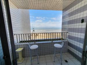 Apartamento de frente para o mar Praia Grande SP