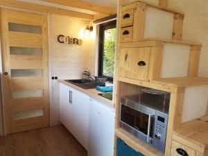 Maisons de vacances INSOLITE La Tiny House du Lutin Many et son Bain Nordique : photos des chambres