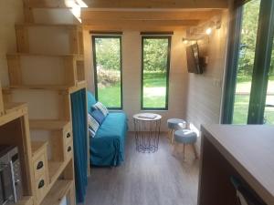 Maisons de vacances INSOLITE La Tiny House du Lutin Many et son Bain Nordique : photos des chambres