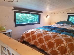 Maisons de vacances INSOLITE La Tiny House du Lutin Many et son Bain Nordique : photos des chambres