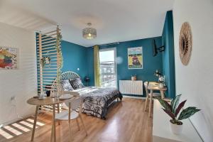 Appartements # BIEN DORMIR a MULHOUSE # L'OCEANIC # CENTRE VILLE # COSY # : photos des chambres