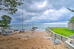 Lake Huron House with Grill and Beach Access!