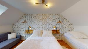 Maisons de vacances Chaignonnieres & Roulotte 19pers SPA Baby-Foot : photos des chambres