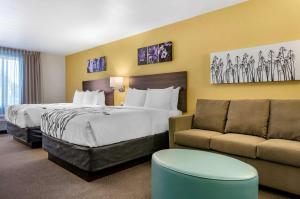Standard Queen Room with Two Queen Beds - Non-Smoking room in Sleep Inn Great Falls Airport