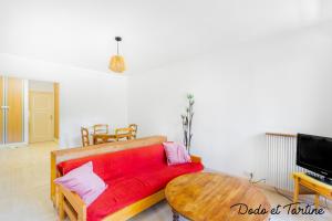 Maisons de vacances Friendly 2 bedroom with terrace and parking - Dodo et Tartine : photos des chambres