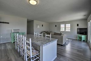 Oak Island Beach Abode with Deck Walk to Shore!