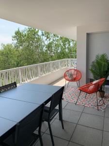 Appartements 18m2 de terrasse, T3 de 70m2, Clim et Parking : photos des chambres