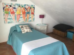 Algarve, Carvoeiro centre-ville, Récent appartement en duplex pour 5 personnes