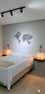 One 360 - Design Industrial - Ap para casais e família - 2 quartos com ar - 皮乌米