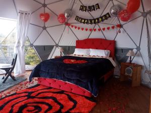 Glamping hermoso amanecer