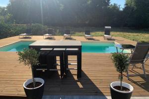 Villas Mas avec piscine et jacuzzi sur Argeles sur Mer : photos des chambres