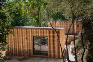 Maisons de vacances Les Cabanes de la Fontaine : photos des chambres