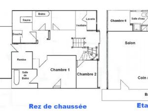 Chalets Chalet Les Saisies, 7 pieces, 11 personnes - FR-1-293-54 : photos des chambres