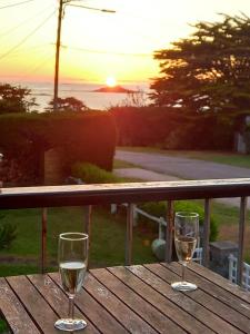 Sunset View over beach at Sables d Or