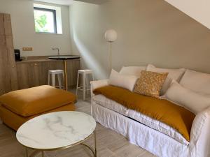 Maisons d'hotes Les Cotonnades Lorient : Chambre Lit King-Size avec Baignoire Spa