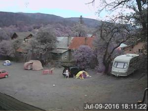 Camping Aviator Busteni, Parcela campare Corturi