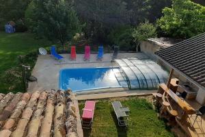 Maisons de vacances Magnifique maison perigourdine avec piscine : photos des chambres