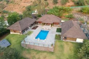 StayVista's Vyoman Villa - Experience a valley view, lush lawn, spa, and yoga retreat - Lonavala