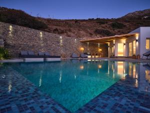 Infinity sea view hillside villa with private pool