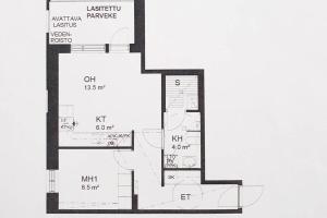 Modern apartment with sauna and free parking