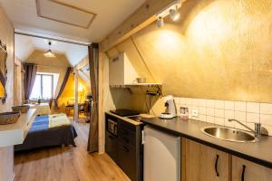 Appartements Gites Un Jardin dans la Falaise : photos des chambres