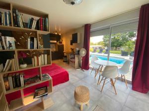 Logement 2 4 pers-piscine-25mn rocade bordeaux