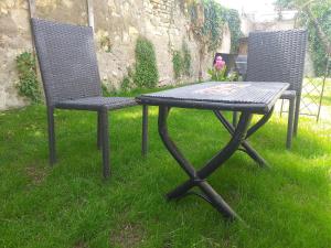 Les Volets Bleus - Deux appartements et un studio, Jardin