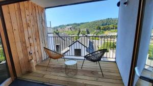 À Bouillon, appartement vintage vue sur le château