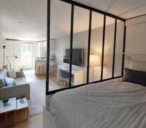 Appartements Charmant Studio sur cour a Saint-rambert LYON 9e : photos des chambres