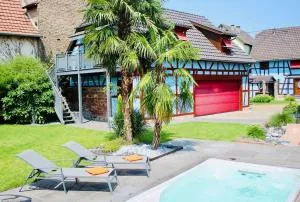 Loft dans corps de ferme - Accès jacuzzi - Oberschaeffolsheim