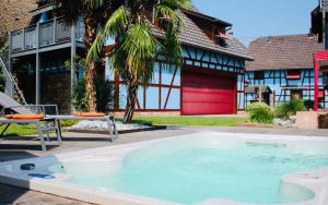 Maisons d'hotes Loft dans corps de ferme - Acces jacuzzi : photos des chambres