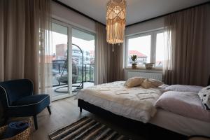 Apartament Panorama z widokiem na jezioro