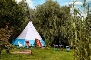 Maisons d'hotes Au Bonheur Nomade : Tente