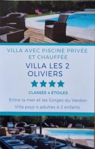 Villas Villa les 2 Oliviers : photos des chambres