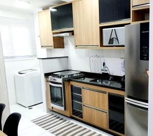 Apto 2 Novo com Varanda Gourmet, Piscina, Sauna e Sala Jogos - UBATUBA