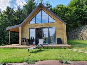 Ostrzycki Las domki nad jeziorem -balia-sauna-prywatny pomost