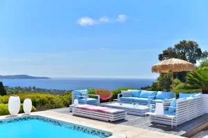 VILLA JUCANOS - Vue mer panoramique Golfe de St-Tropez - La Môle